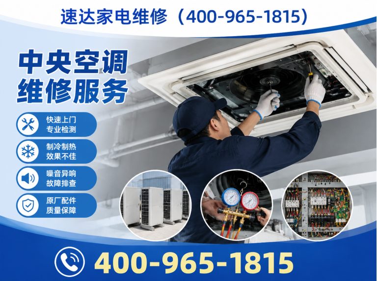 荆门中央空调维修展示图